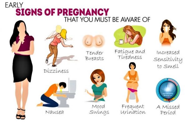 First signs of pregnancy