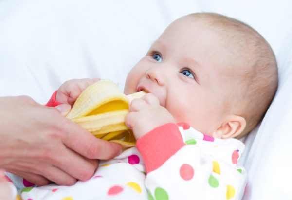 When can I begin giving bananas to my baby?