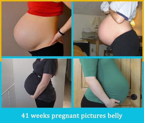 41 weeks pregnant pictures belly